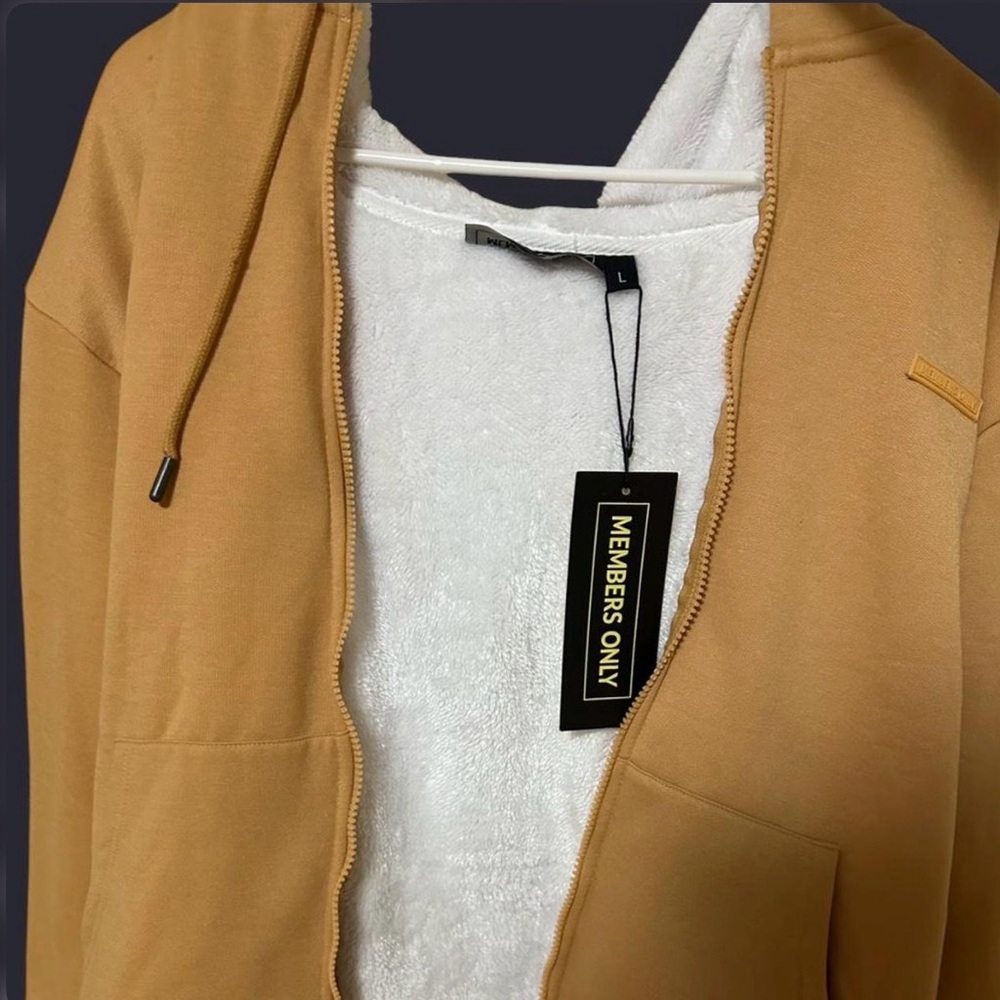 Members Only Camel Bomber Jacket